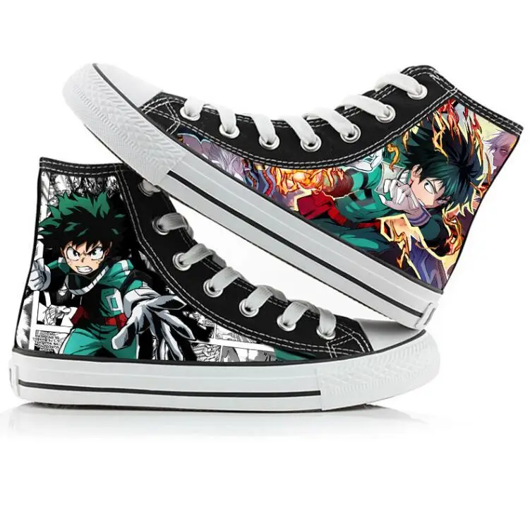 Обувь для костюмированной вечеринки с героями аниме «Мой герой», «Boku no Hero», «Мой герой», Izuku Midoriya Bakugou Katsuki Shoto Todoroki, мужские/женские ботинки - Цвет: 2