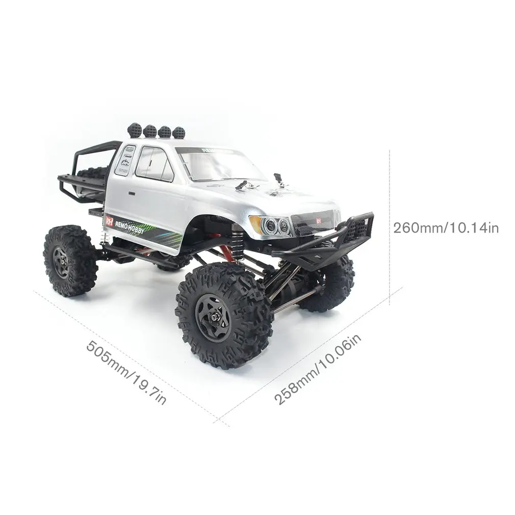 1093-ST 1:10 2,4G 4WD матовый Радиоуправляемый гусеничный автомобиль с дистанционным управлением внедорожный большой ножной автомобиль модель RTR игрушка для детей подарок