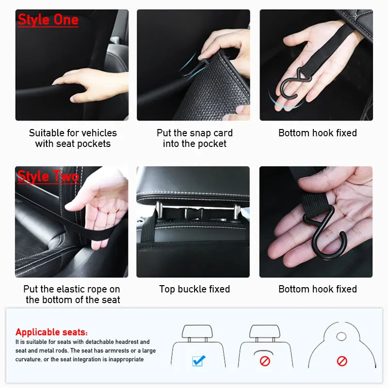 New PU Leather Anti Kick Pad for Car Seat Back Protector Waterproof Anti Dirt Dust-Proof Chair Cover for Children Kids car seat protector