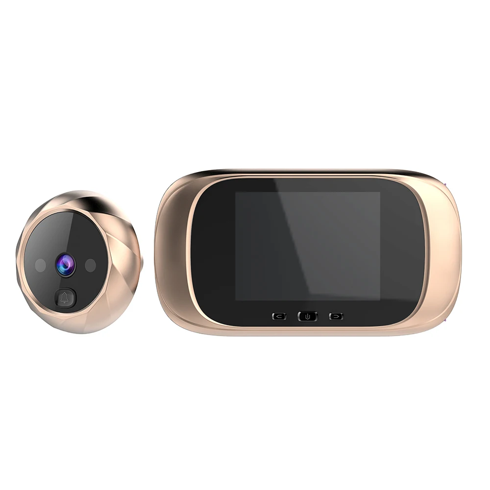 2.8 inch Digital Doorbell 90 Degree Door Eye LCD Color Screen Electronic Peephole Camera Viewer Outdoor Bell | Безопасность и