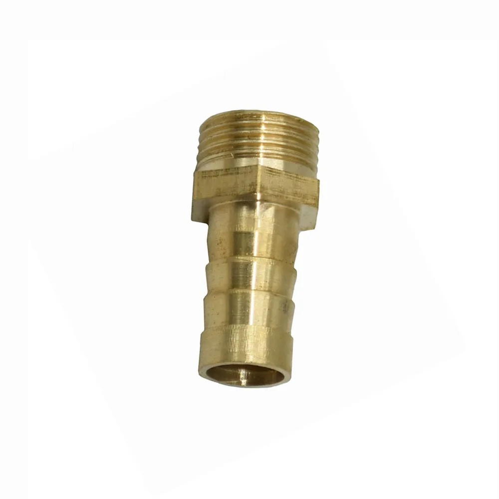 Brass Pagoda Connector 6 8 10 12 14 16 19 25 32mm Hose Barb Connector Thread 1/8 1/4 3/8 1/2 3/4 1inch BSP Brass Pipe Fitting