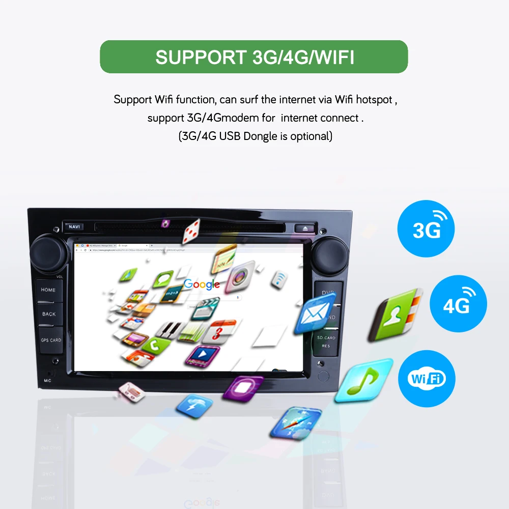 Best Bonroad 2Din Android 9.0 Car Radio DVD Multimedia Player For Opel /Vauxhall/ Antara/ VECTRA /ZAFIRA /Astra  J GPS Navigation 14