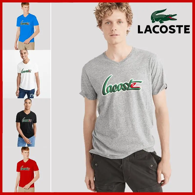 

Men T shirt Summer new men shirt high quality mens cotton short-sleeved solid color embroidery fashion casual Breathable T123