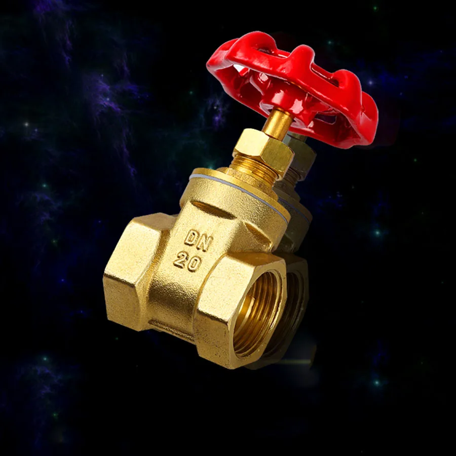 

1/2" 3/4" 1"Copper Gate Valves DN15 DN20 DN25 Water Valve Switch Valve Internal Thread Irrigation Valve Adapter For Water House