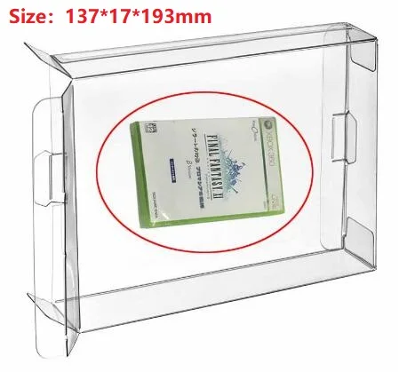 

Ruitroliker 5Pcs Clear PET Box Case Sleeve Covers CIB Protector for xbox 360 Box