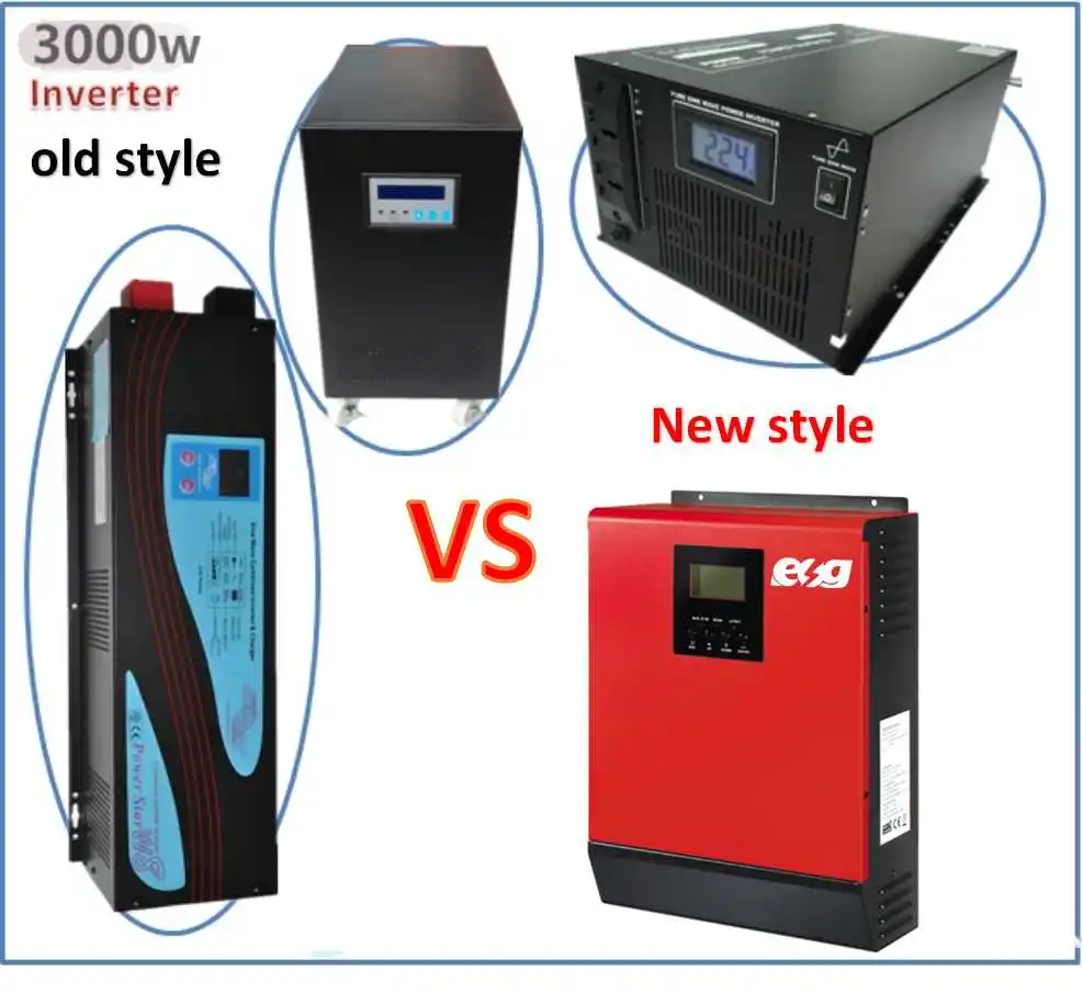 ESG Mounting Home use MPPT high frequency inverter Deep Cycle battery Off Grid 1KW Solar Power System