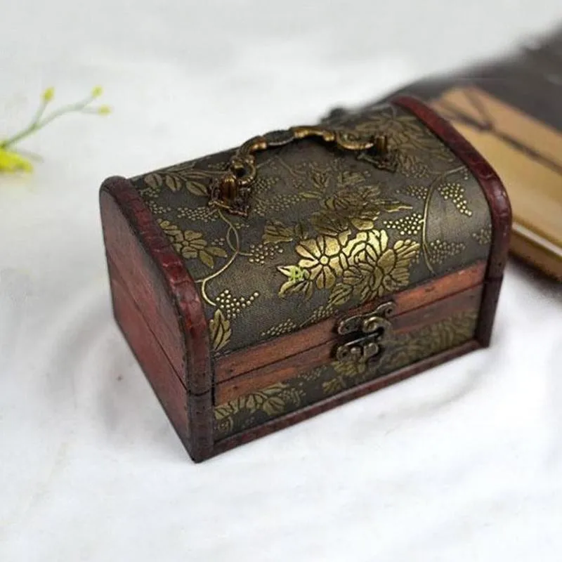 One Set Vintage Metal Hardware Wooden Box Decorative Latch Clasps Lock Padlock Hasp With Screws furniture hardware toggle latches decorative latches