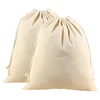 2 Pack Extra Large Cotton Canvas Heavy Duty Laundry Bags Versatile Multi Use Beige for Hotel UD88 3