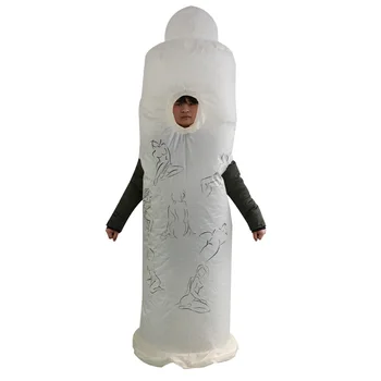 

Bachelor party adult fun costume inflatable condom costume