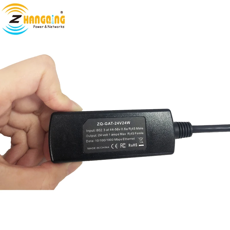 24V PoE Converter 48V to 24V 24W for MikroTik and Other 24V PoE Devices input 802.3af output 24V