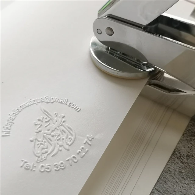 Personalized Book Embosser Your own Designs Ex Libris Custom Embosser Seal  Stamp Personalized Customized 4cm From the library of - AliExpress