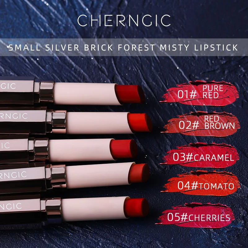 Matte silky set CHERNGIC, набор матовых помад, водостойкая матовая губная помада, губная помада, косметическая, стойкая, красная, коричневая, матовая помада, макияж, набор - Цвет: Matte silky set