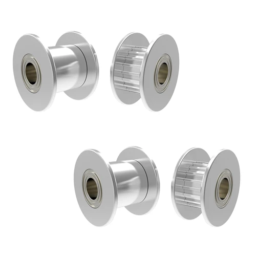 1Pcs Aluminum GT2 7mm Width 36 Tooth Teeth/Smooth 2GT Timing Idler Pulley Double Bearing For 3D Printer Bore=3mm/4mm/5mm/6mm |