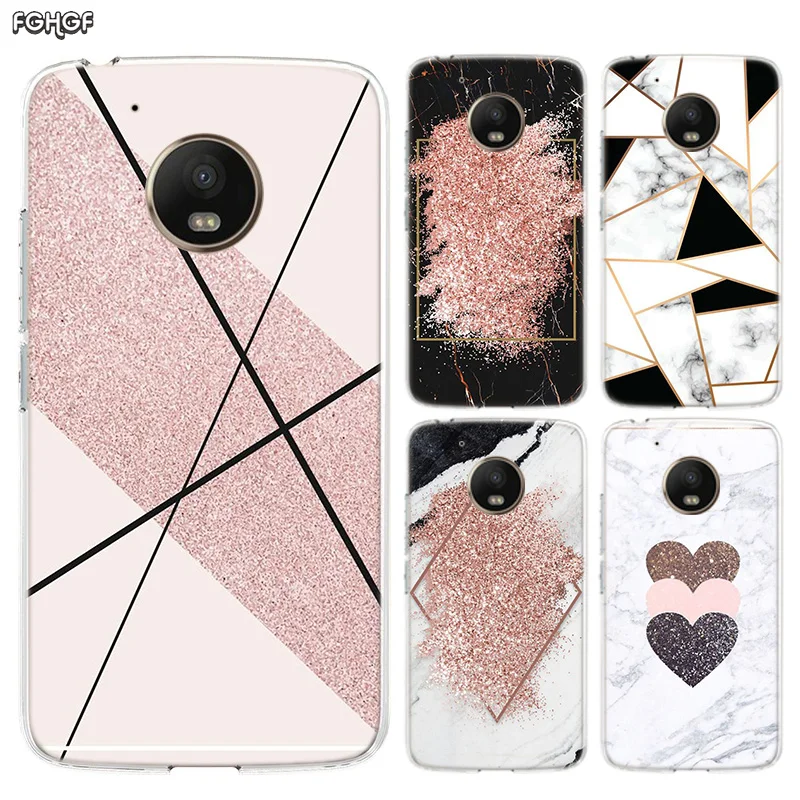 

Glitter Gold Foil Marble Silicone Riverdale Shell Back Case For Motorola MOTO G7 Power G5 G5S G6 E4 E5 Plus G4 Play Cover