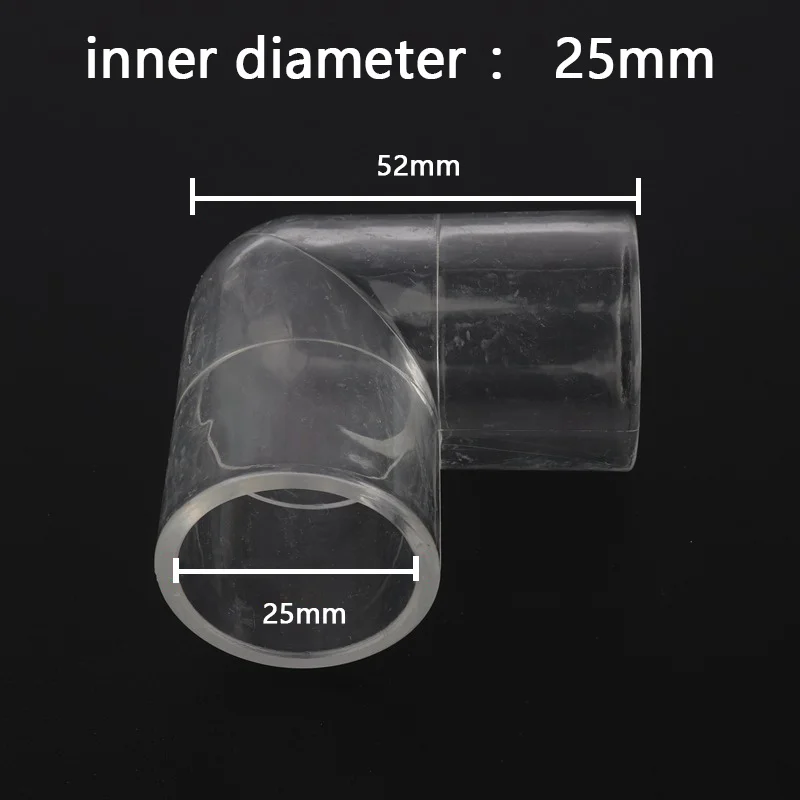 Прозрачный акриловый Угловой Соединитель на 90 градусов коннектор для