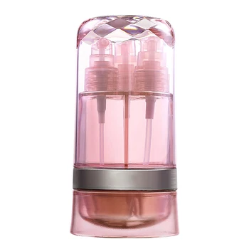 

6 in 1 Multifunction Travel Dispenser Shampoo Lotion Shower Gel Dispenser Bottle Portable Cosmetic Container LDO99