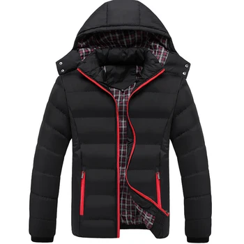 

2019 New Winter Jackets Men Warm Thick Parkas Coats Casual Thick Outwear Hooded Jackets Parka Overcoats Mens Clothing HX012