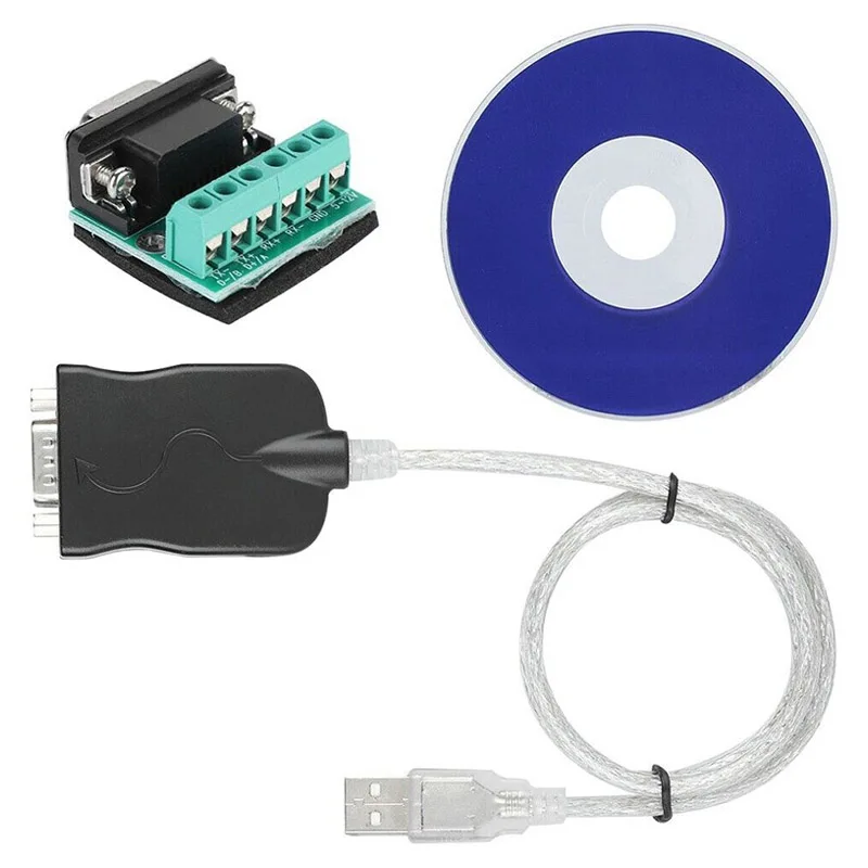 USB 2 0 к интерфейсу RS-485 DB9 последовательный конвертер Кабель-адаптер для ПК