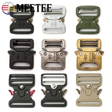 Meetee métal rapide côté libération boucles pour sangle ceinture tactique sécurité forte crochets Clips bricolage accessoires de bagages en plein air(China)