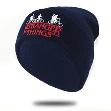 Новинка года! Новая Шапка-бини с рисунками из мультфильмов, вязанная шапка с вышивкой для осени и зимы, хлопковая Гибкая мягкая Лыжная вязаная шапка, модная