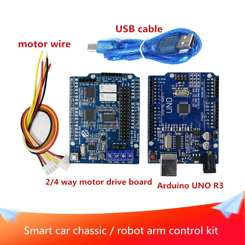 Bluetooth WiFi Ручка автомобильный Chassic/умный робот контроллер рычага комплект мотор