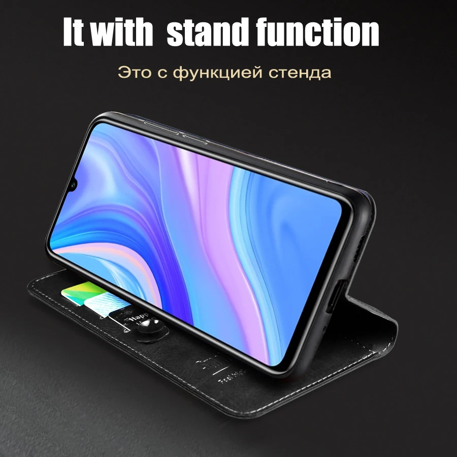 Huawei dustproof case For Coque Huawei Y8P Case 2020 flip leather magnetic book wallet Phone Case For Huawei Y8P AQM-LX1 Y 8P 6.3" Bumper fundas waterproof case for huawei