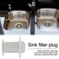 Anti-blocking Hair Catcher Hair Stopper Plug Trap Shower Floor Drain Covers Sink Strainer Filter Bathroom Kitchen Accessories 2