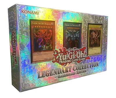 

YU GI OH US and Europe European Edition LC01 Three Magic God Gift Box Collection Card Boys Girls Toys Gifts
