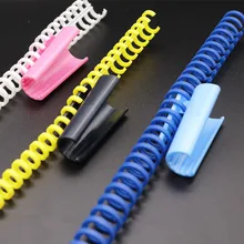 30 отверстиями Пластик гребень вязки с отрывными листами Книга кольца принадлежности 8/10/12/14 мм Скрапбукинг, офисные школьные альбомы сделай сам инструмент для закрывания