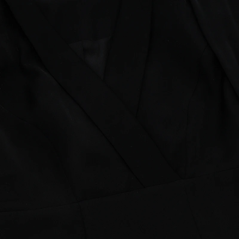 INDRESSME осеннее Новое модное повседневное Черное женское сексуальное облегающее мини-платье с v-образным вырезом и рукавами-плащами, вечерние Клубные платья