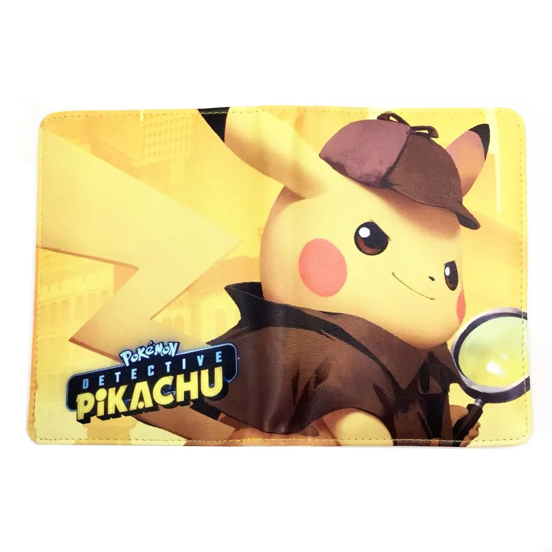 03 Мультфильм заграничного паспорта крышка Pokemon Detective Pikachu PU кредитных карт ID Держатели для маленьких мальчиков и девочек кожаная сумочка, с отделением для паспорта, кошельки - Цвет: 03