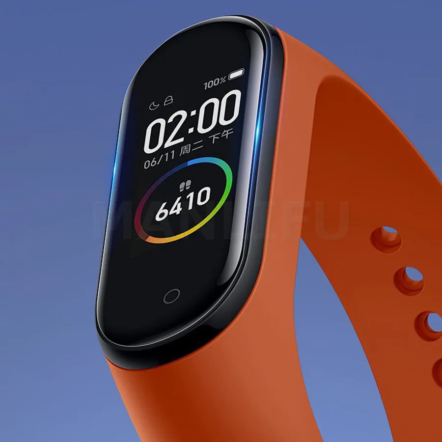 Оригинальная 2019 Новая защитная пленка 9D для Xiaomi Mi Band 5 4 Smart Miband защита экрана