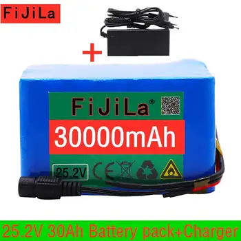 

6S5P 25.2V 30Ah 18650 li-ion battery pack 25.2v 30Ah electric bicycle moped /electric/lithium ion battery pack BMS+2A charger