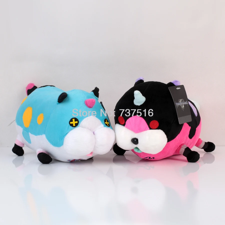 Новая серия аниме Kingdom Hearts кошмар шесть футов Necho Cat Black Meow Wow Kooma панда Wandanyan плюшевые куклы мягкие детские игрушки подарок на Рождество, Хэллоуин 11-12 дюймов