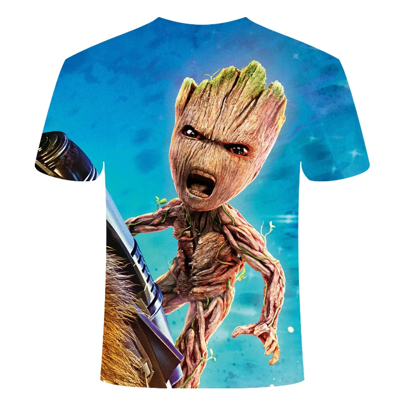 Футболки Groot, мужские футболки унисекс X planet monarch, охотник за головами, супергерой, фильм «стражи Галактики», забавная новинка, 3d футболка