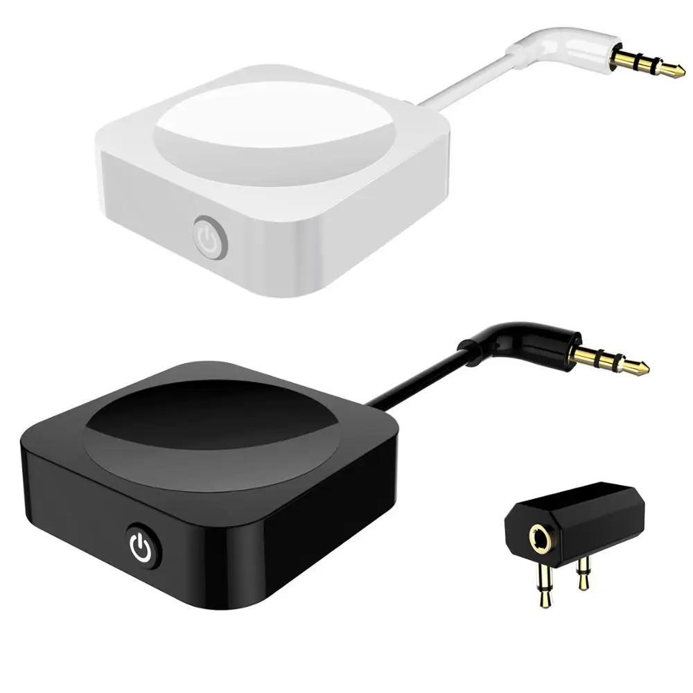 Bluetooth 5 0 Aptx LL Low Latency Airplane Airline Flight Adapter Transmitter For Bose QC30 QC35 700 Bluetooth Headphone Headset
