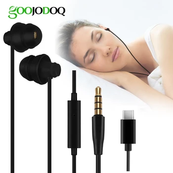 

Soft Sleep Earphone Headphones 3.5 Earphone Type C for Xiaomi Redmi iPhone 7 Plus Huawei Sleeping Headphones for Children kids