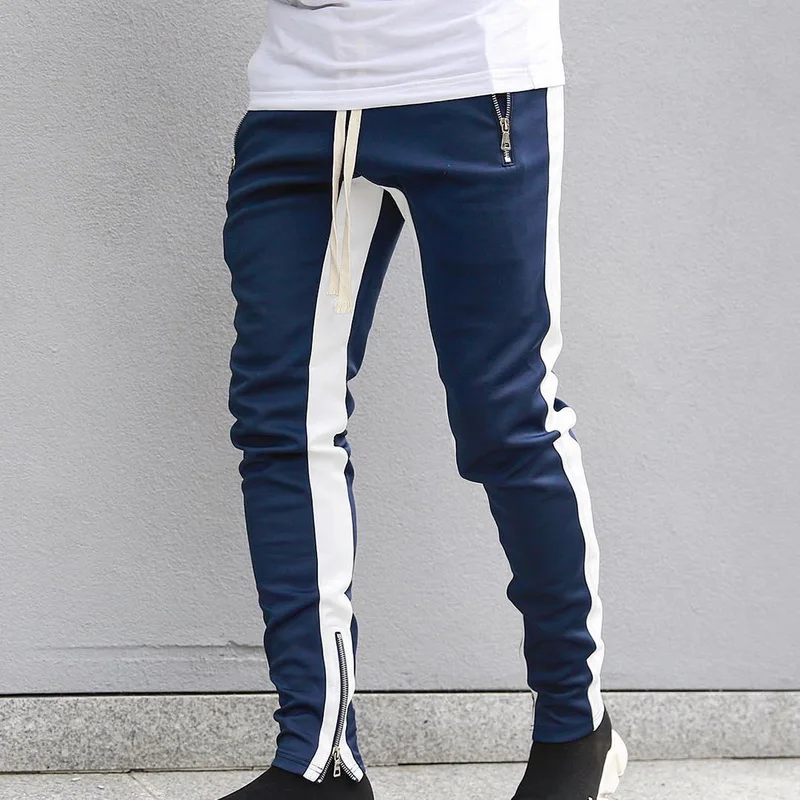 CYSINCOS модные уличные спортивные штаны для бега, повседневные спортивные штаны для мужчин, черные белые мужские спортивные штаны в стиле хип-хоп