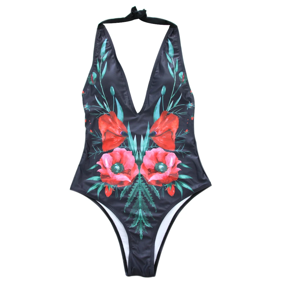 Цельный бикини купальник Модный купальный Купальник с нагрудной накладкой