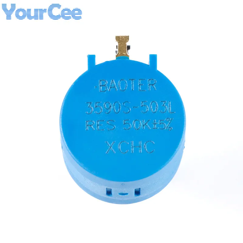 3590S Multiturn Potentiometer 3590 500 1K 2K 5K 10K 20K 50K 100K ohm Potentiometer Adjustable Resistor 3590 102 202 502 103