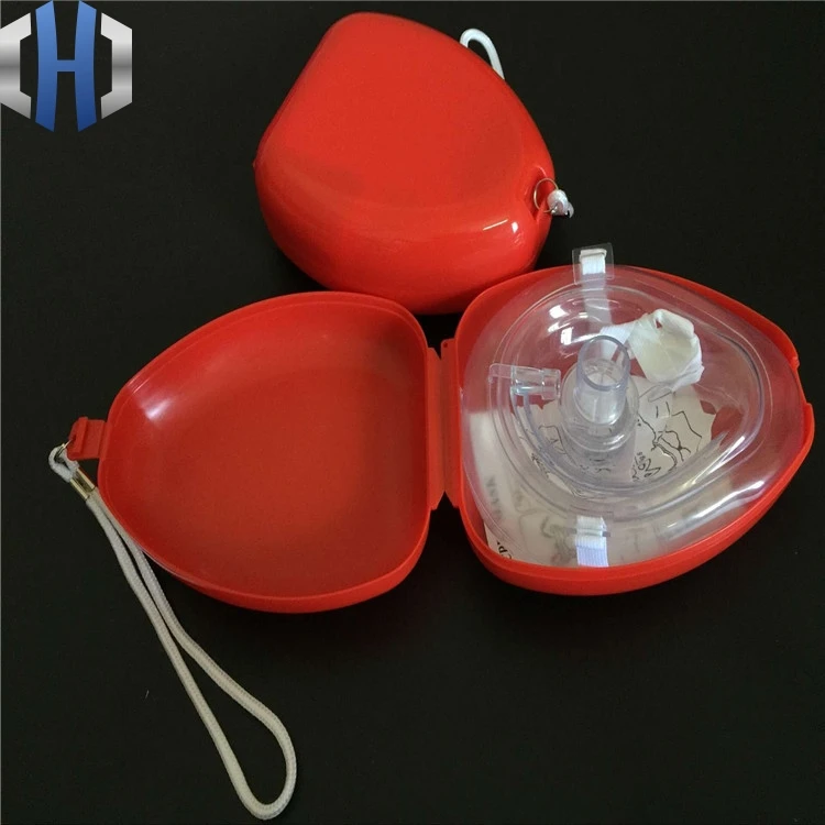 

Inflatable CPR Mask Mouth-to-mouth Simple Respirator Mask Rescue Cardiopulmonary Resuscitation Emergency Mask