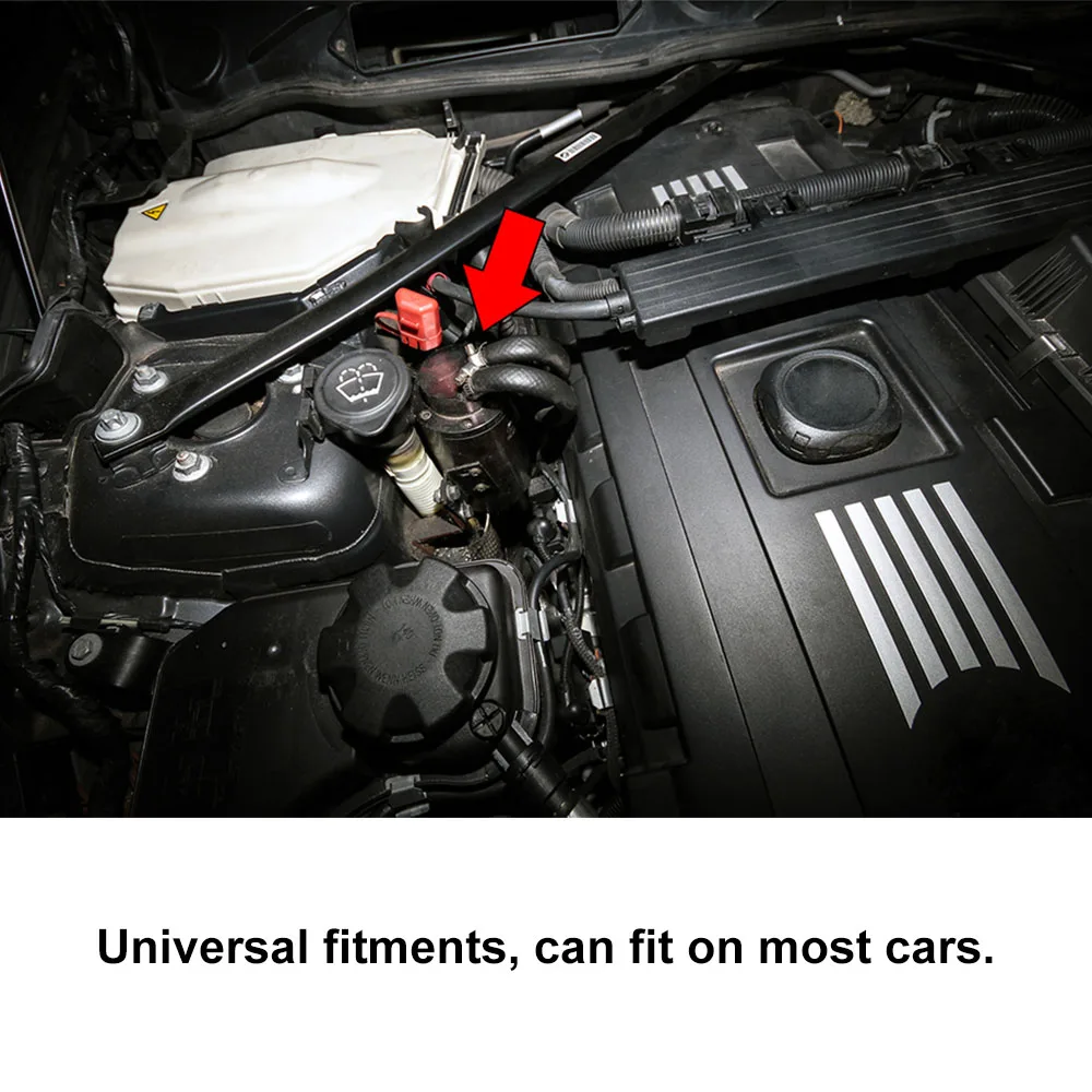 

Universal Aluminum 0.5L Oil Breather Oil Catch Can with Breather Filter