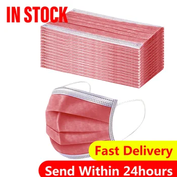 

50PCS Disposable Face Mask Industrial 3Ply Ear Loop Reusable Mouth Cover Fashion Fabric Masks+Ear Rope face cover mascarilla#3