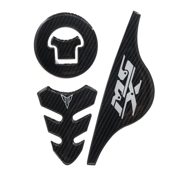 

3PCS 5D Carbon Fibre Motorcycle Protection Pad Fuel Tank Gas Oil Cover Stickers Decals For Honda Grom MSX 125 Monkey 2013-2015