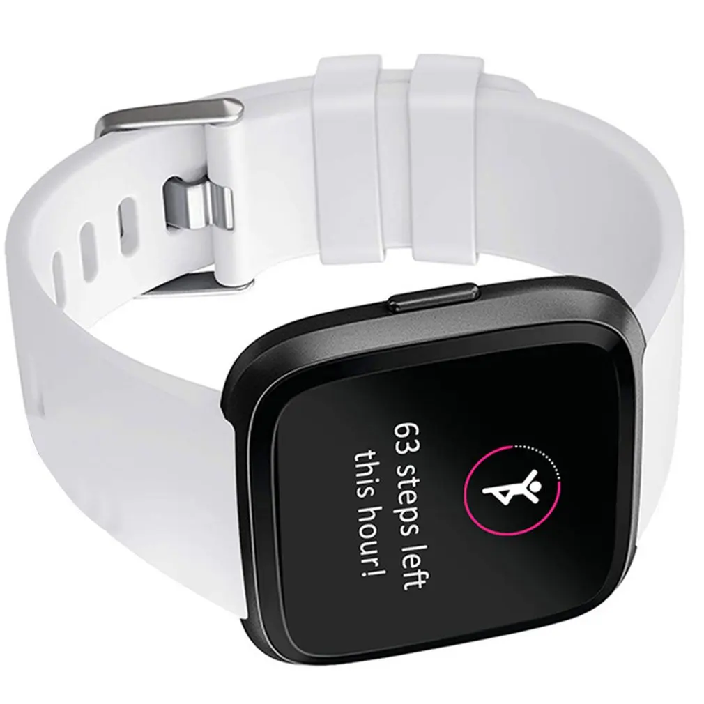 Для Fitbit Versa, 2 ремешка, силиконовые браслеты, ремешки, сменный ремешок для Versa Lite, 6,7-8,1 дюймов, смарт-часы, браслет