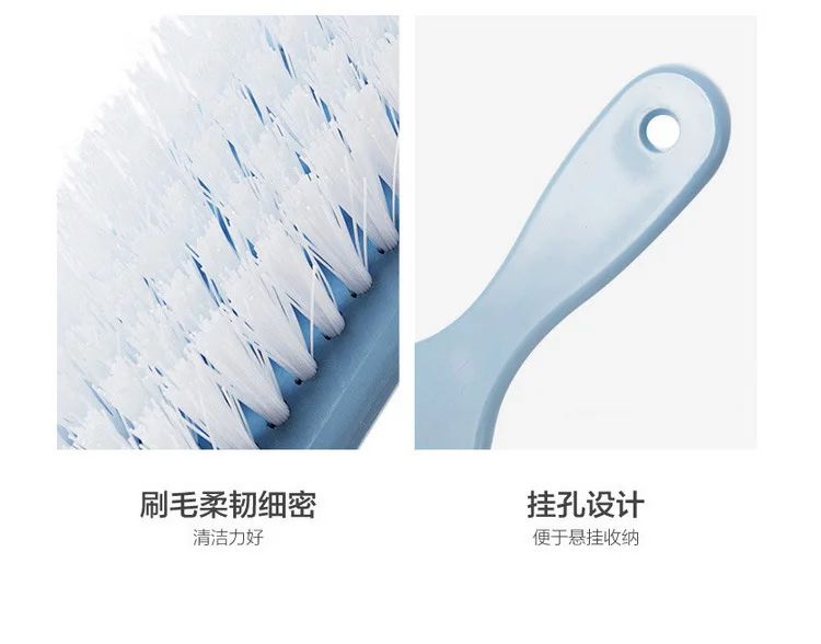 Plain Color Plastic Small Brush Shoe Cleaning Brush Soft Bristle Shoe Brush Laundry Scrubbing Brush Shoe Brush