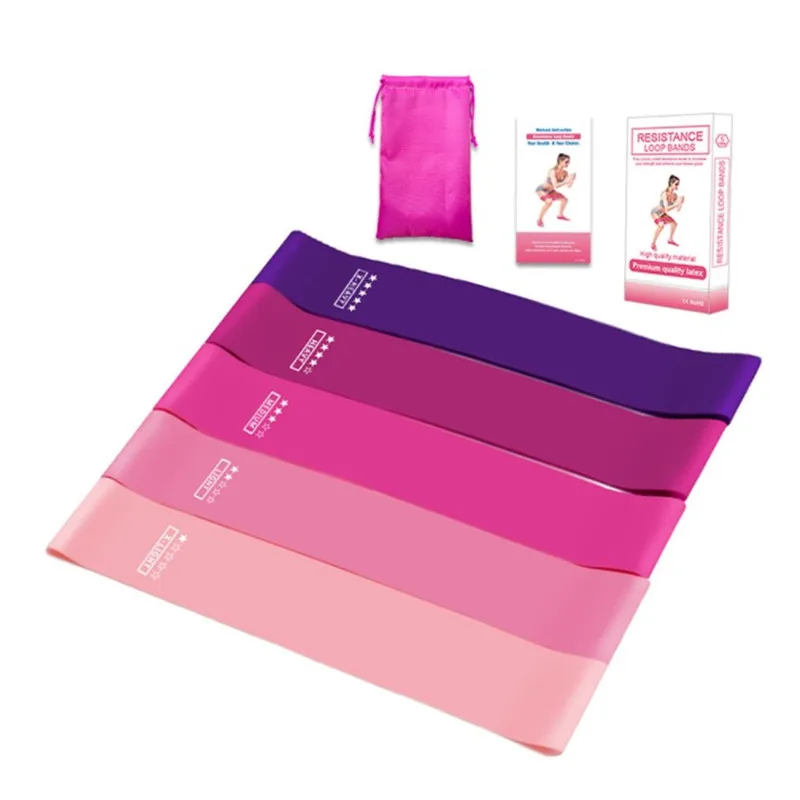 

5 Pcs Fitness Resistance Bands Rubber Sport in House Yoga Band Exercise Accessorises Workout Crossfit Elastic for Gymnastics