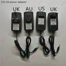2A LED power adapter 12V 24W strip transformers US EU UK AU plug High quality switching power supply
