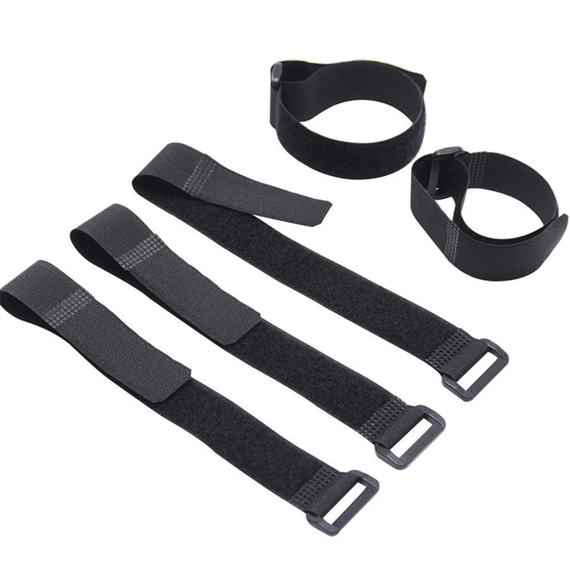 

Black Self Adhesive Reusable Cable Tie Nylon Fastener Hook and Loop Strap Cord Ties PC TV Organizer 35cm * 2cm