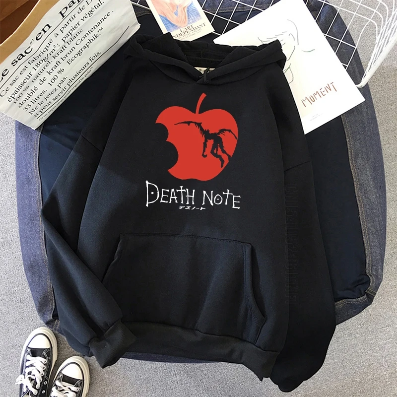 

Толстовки Death Note унисекс, базовая Повседневная Уличная одежда для студентов, мужские и женские аксессуары